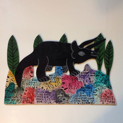 Black Triceratops - Howard Finster