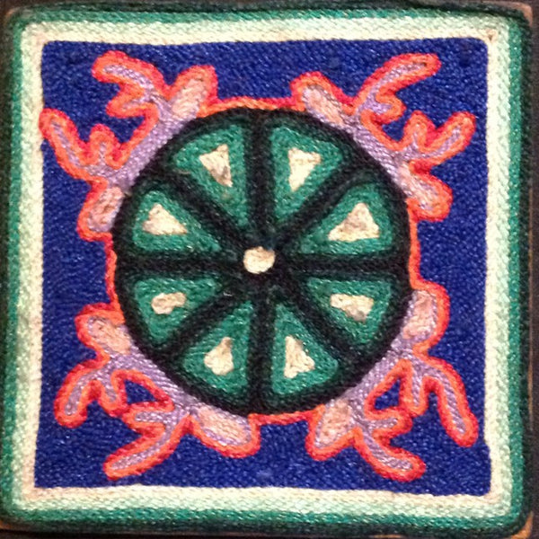 Huichol Yarn Painting - Peyote