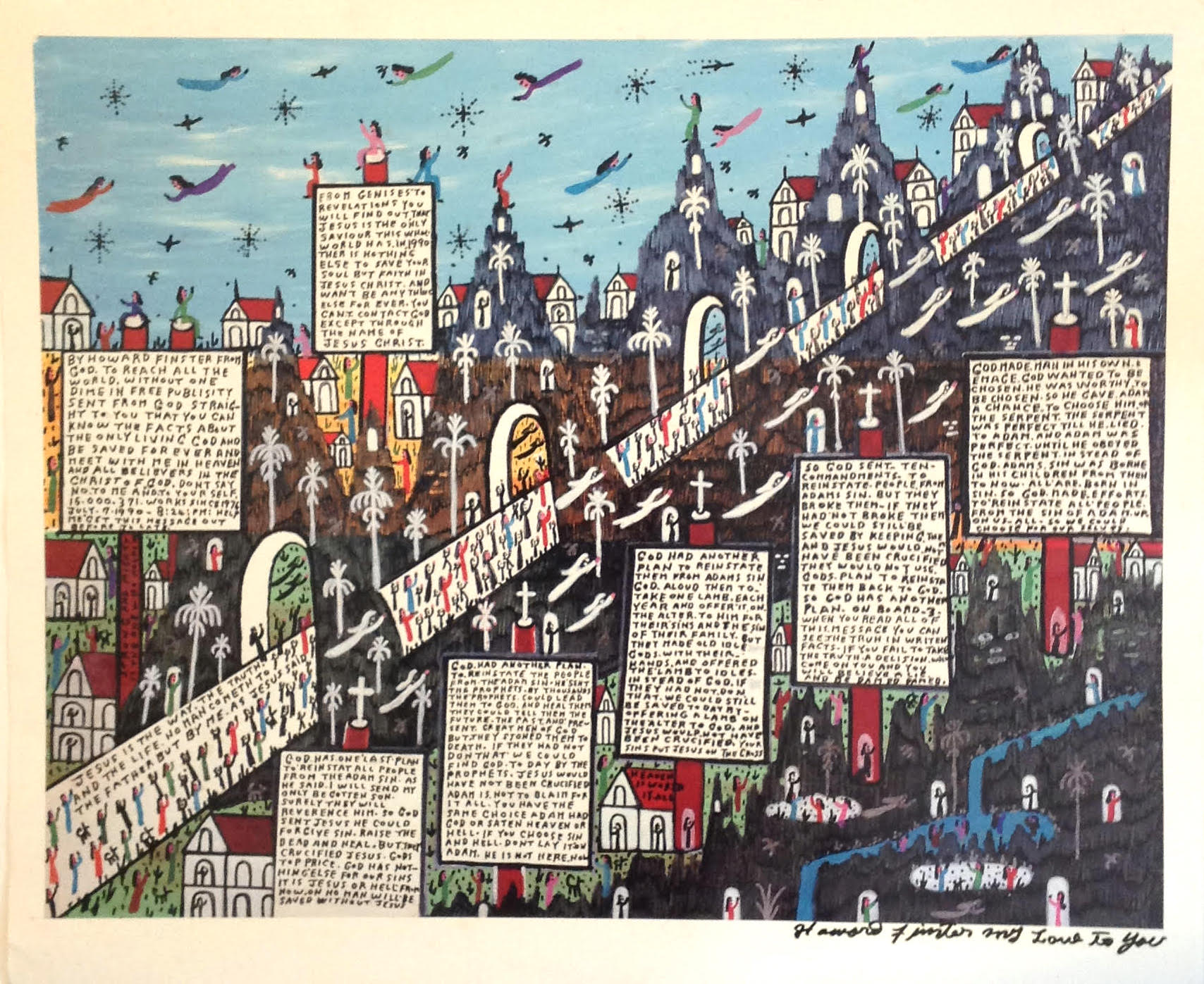 Finster Timeline Howard Finster Painting
